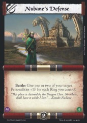Nubane's Defense